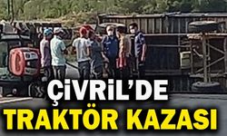 Denizli Çivril’de Traktör Kazası! 2 Yaralı!