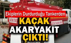 Denizli’de Ekiplerin Durdurduğu Tankerden Kaçak Akaryakıt Çıktı!