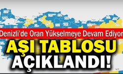 Denizli’nin Aşı Tablosunda Oranı Yükseliyor