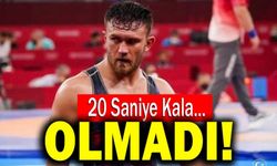 Süleyman Karadeniz Bronz Madalyayı Saniyelerle Kaçırdı!