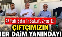 Ak Partili Şahin Tin; “Çiftçimizin Her Daim Yanındayız”