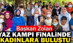 Başkan Osman Zolan Yaz Kampı Finalinde Kadınlara Buluştu