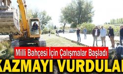 Çivril’de Milli Bahçesi İçin Çalışmalar Başladı