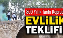 Denizli’de 800 Yıllık Tarihi Köprüde Evlilik Teklifi!
