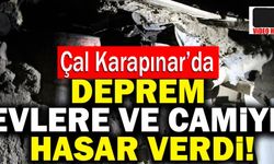 Denizli’de Deprem Evlere Ve Camiye Hasar Verdi!