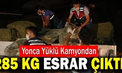 Denizli’de Yonca Yüklü Kamyondan 285 Kg Esrar Çıktı!