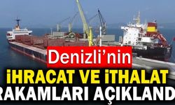 Denizli’nin İhracat Ve İthalat Rakamları Açıklandı!