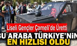 Liseli Gençlerin Çameli’de Ürettiği Elektrikli Otomobil Hızıyla Göz Doldurdu