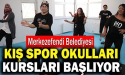 Merkezefendi Belediyesi Kış Spor Okulları Kursları Başlıyor