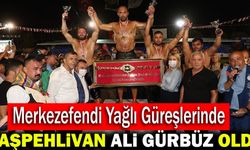 Merkezefendi Yağlı Güreşlerinde Başpehlivan Ali Gürbüz Oldu