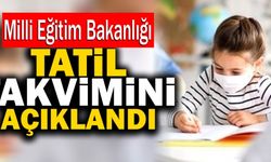 Milli Eğitim Bakanlığı Tatil Takvimini Açıklandı!