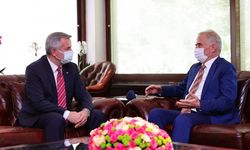 Moldova Büyükelçisi'nden Başkan Osman Zolan’a Ziyaret