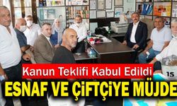 AK Partili Şahin Tin; Esnaf Ve Çiftçiye Müjdeyi Verdi