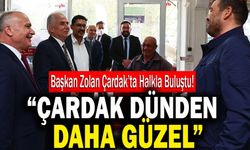 Başkan Osman Zolan Çardak’ta Halkla Buluştu