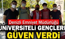 Denizli Emniyet Müdürlüğü Üniversiteli Gençlere Güven Verdi