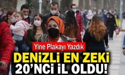 Denizli Türkiye’nin En Zeki 20’nci İl Oldu!