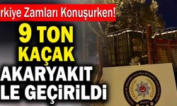 Denizli’de 9 Ton Kaçak Akaryakıt Ele Geçirildi