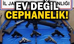 Denizli’de Ev ve İşyerini Cephaneliğe Dönüştürmüşler!