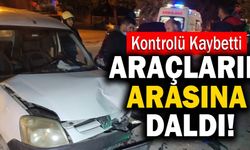 Denizli’de Geceyi Aydınlatan Kaza! 1 Ağır Yaralı!