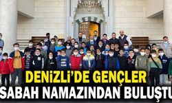 Denizli’de Gençler Sabah Namazından Buluştu