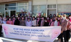 Denizli’de Sağlık Çalışanları ‘Pembe Giysi’ İle Meme Kanserine Dikkat Çekti!