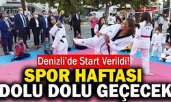 Denizli’de Spor Haftası Dolu Dolu Geçecek
