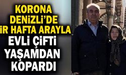 Koronavirüs Denizli’de Yaşlı Çifti 1 Hafta Arayla Hayattan Kopardı