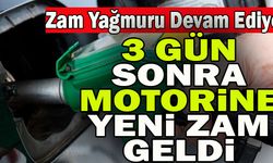 Motorine Yeni Zam Geldi