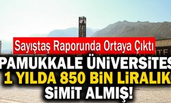 Sayıştay Raporu Ortaya Çıktı! Pamukkale Üniversitesi Bir Yılda 850 Bin Liralık Simit Alımı Yapmış!