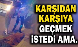 Yaşlı Adam Karşıdan Karşıya Geçmek İsterken Araba Çaptı!