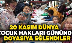 20 Kasım Dünya Çocuk Hakları Günü’nde Gönüllerince Eğlendiler