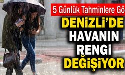 5 Günlük Tahminlere Göre Denizli’de Havanın Rengi Değişiyor