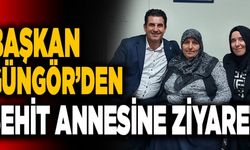 Ak Parti İl Başkanı Yücel Güngör, Şehit Annesini Ziyaret Etti