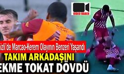Denizli’de Futbolcu Takım Arkadaşını Tekme Tokat Dövdü