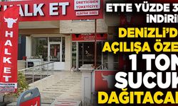 Denizli’de Halk Et Açılışa Özel 1 Ton Sucuk Dağıtacak