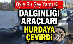 Denizli’de Şoförün Dalgınlığı Araçları Hurdaya Çevirdi