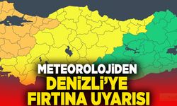 Meteorolojiden Denizli’ye Fırtına Uyarısı