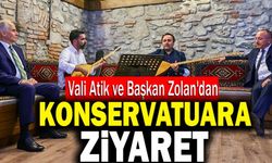 Osman Zolan ve Ali Fuat Atik Belediye Konservatuarını Ziyaret Etti