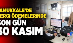 Pamukkale’de Vergi Ödemelerinde Son Gün 30 Kasım