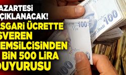 Asgari Ücrette İşveren Temsilcisinden 3 Bin 500 Lira Duyurusu