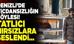 Denizli’de Hırsızlar Tatlıcının Ekmeğine Göz Diktiler