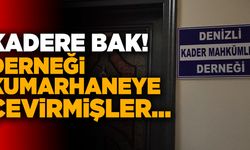 Denizli’de Kader Muhkumları Derneği’ni Kumarhaneye Çevirmişler
