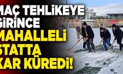 Denizli’de Mahalleli Statta Kar Küredi!