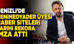 Denizli’de Yenimedyader Üyesi Haber Siteleri Tarihi Rekora İmza Attı