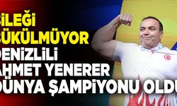 Denizlili Ahmet Yenerer Bilek Güreşinde Dünya Şampiyonu Oldu