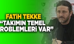 Denizlispor Teknik Direktörü Fatih Tekke; “Takımımızın Temel Problemleri Var”