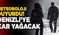 Meteoroloji Duyurdu! Denizli’ye Kar Yağacak…