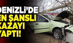 Son Dakika: Denizli’de Otomobil Ağaca Çarptı!