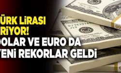 Türk Lirası Eriyor! Dolar ve Euro da Yeni Rekorlar Geldi