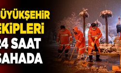Denizli Büyükşehir'den Kar Yağışına Jet Müdahale